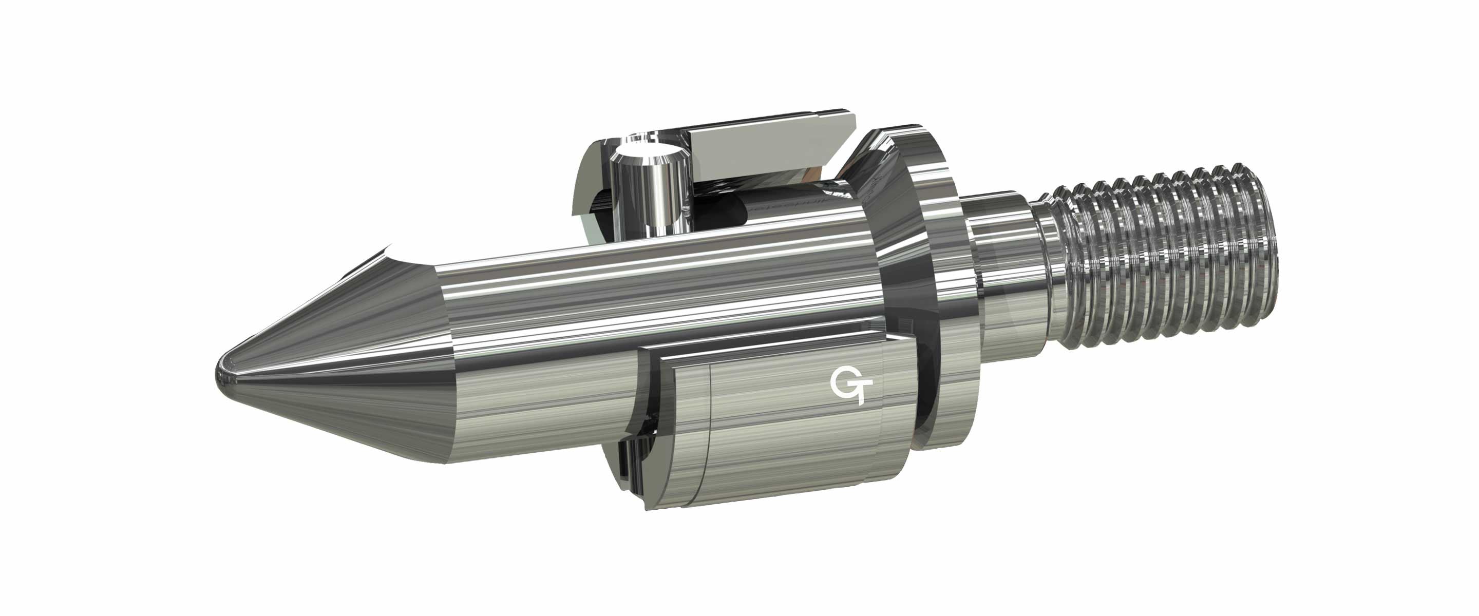 The Lawson screw-tip-set has a large flow-cross-section with a locked valve ring for fast dosing.