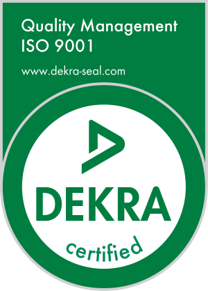 Certification according to ISO 9001